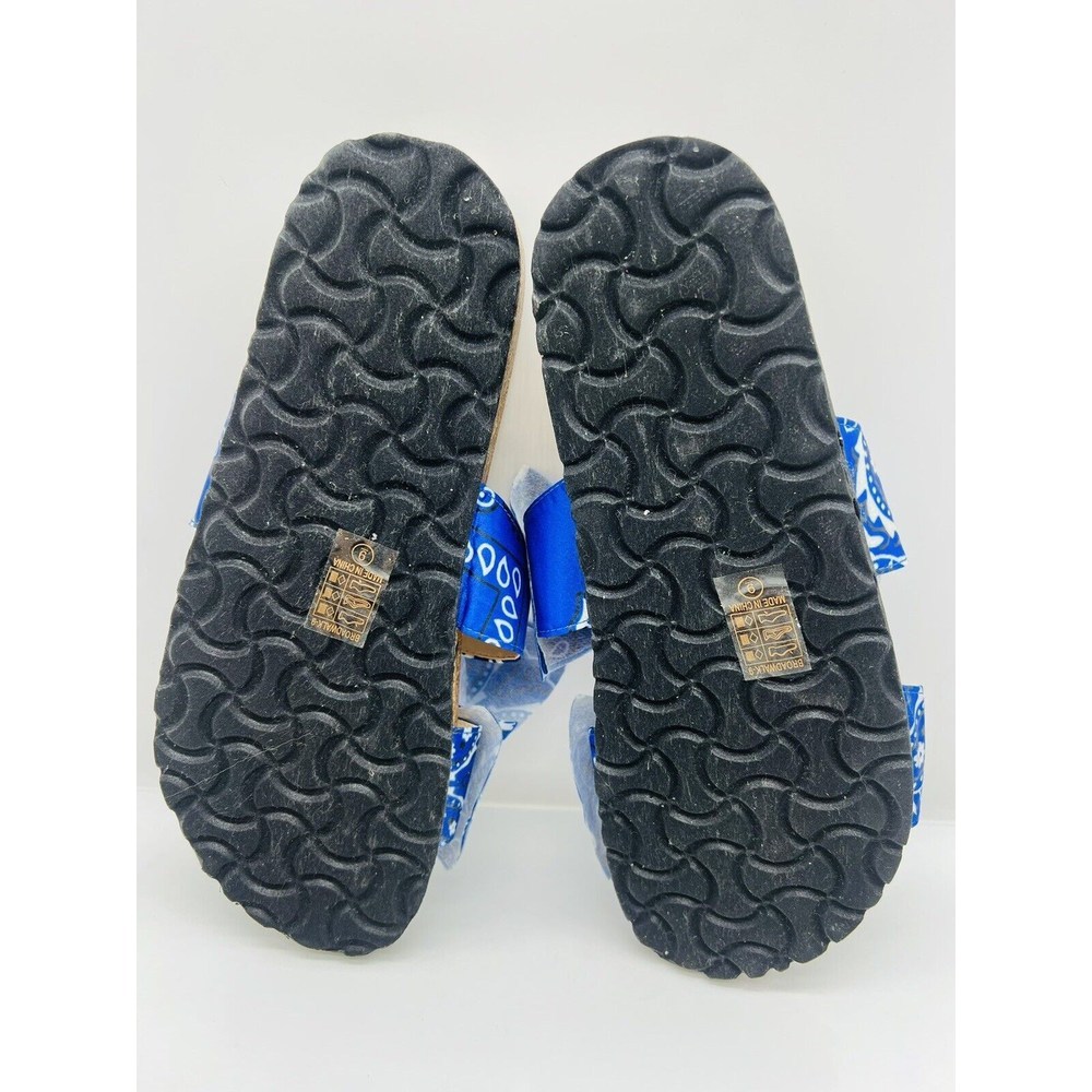 MATA Shoes Women's Bandana Broadwalk Sandal - Blue US 9 #T-13 - Picture 7 of 7